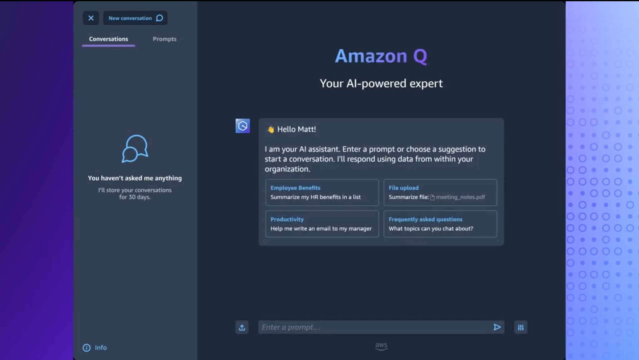 Amazon lanza chatbot de inteligencia artificial llamado "Q"