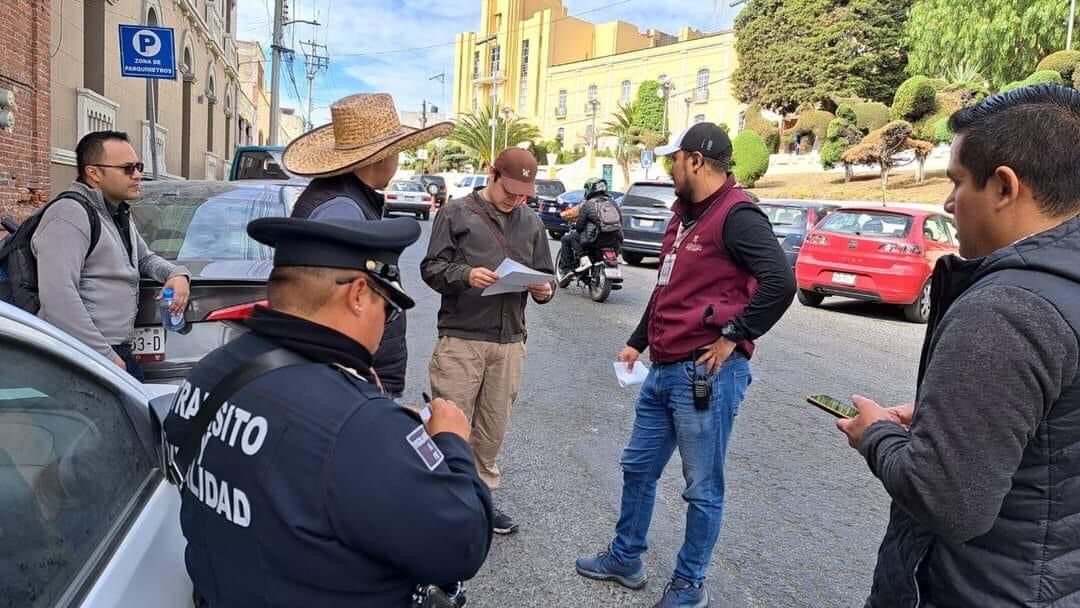 Calles cerradas en Pachuca por rodaje de una serie