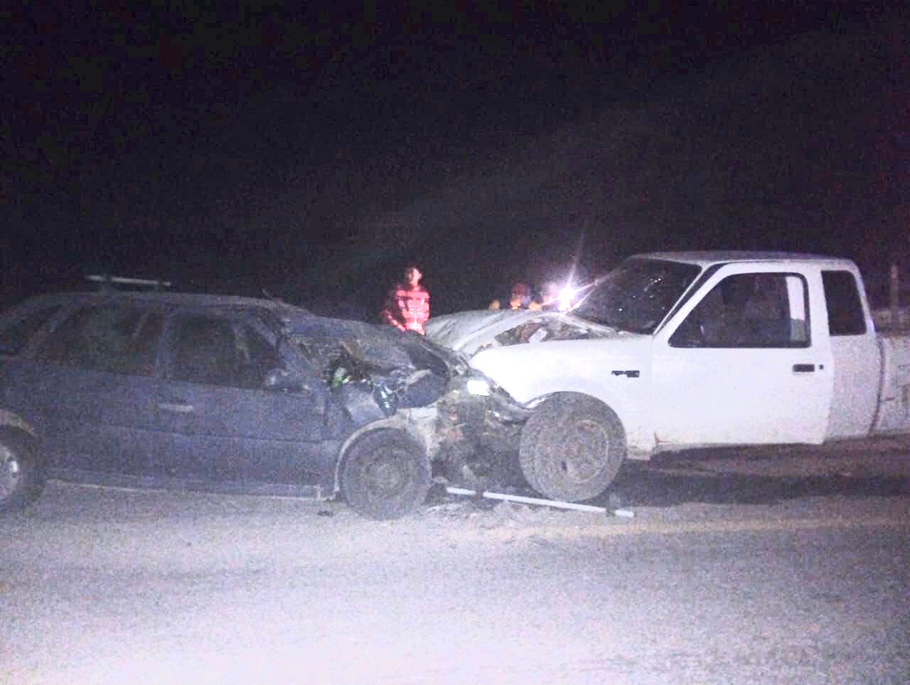 En el accidente se involucró a una camioneta Ford Ranger y un automóvil Volkswagen Pointer