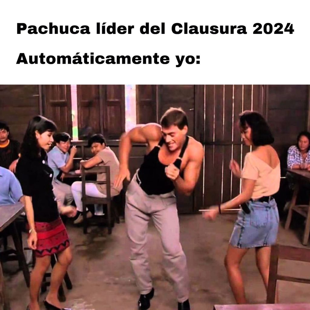 Meme, Pachuca líder del Clausura 2024