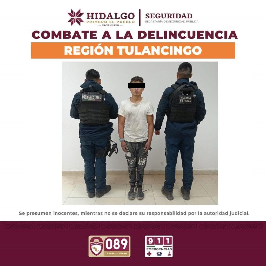 detenido tras ataque a policias en Tulancingo