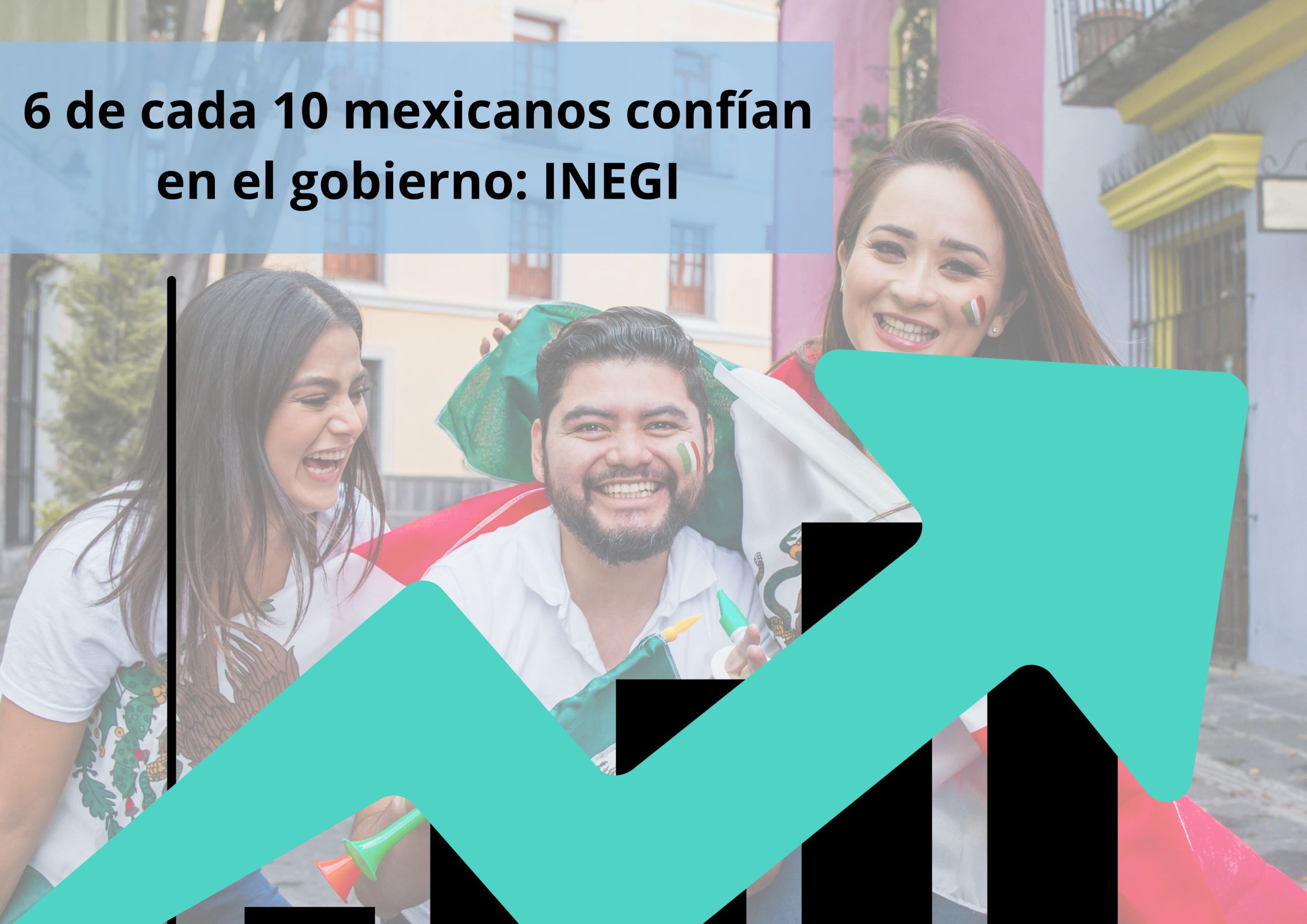 6 de cada 10 mexicanos confían en el gobierno INEGI