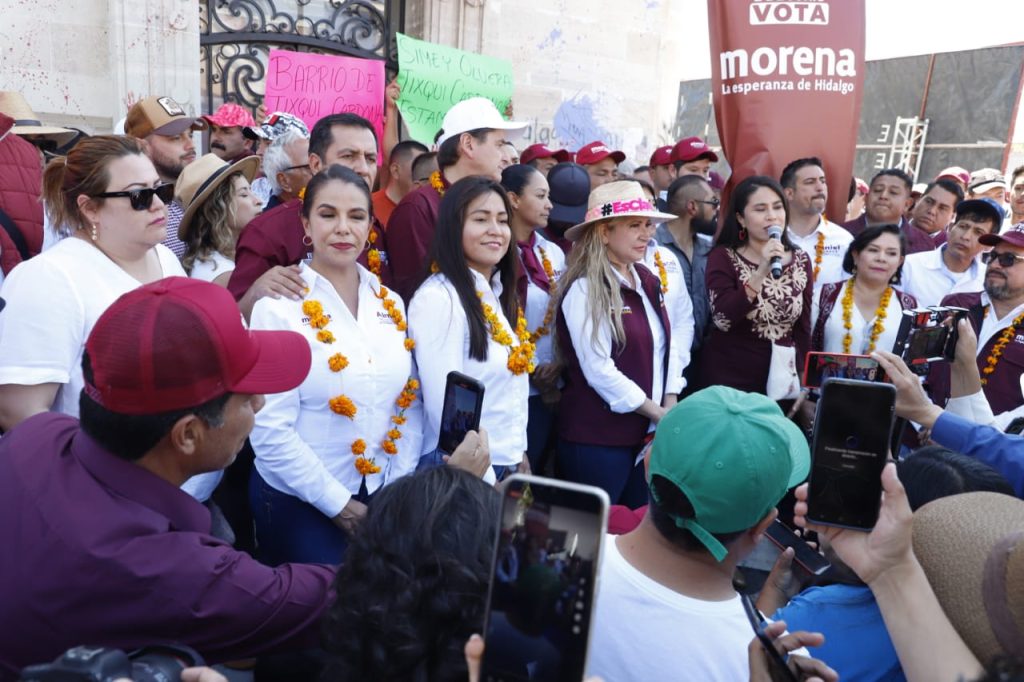 Prensa, arranque de campaña, Morena Hidalgo