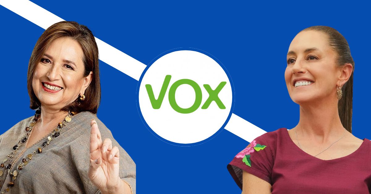 Sheinbaum critica a Xóchitl Gálvez por apoyo de VOX: 'no pueden decir quiénes son realmente'