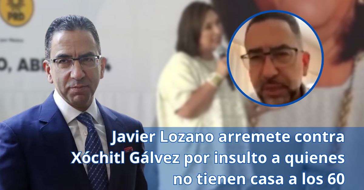 Javier Lozano arremete contra Xóchitl Gálvez