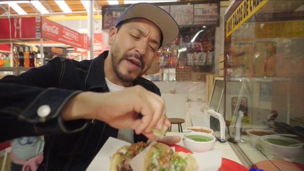 Tacos en Mercado Barreteros