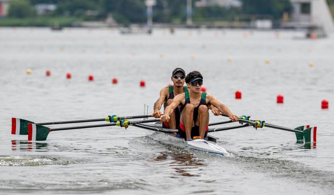 México obtiene la medalla de plata en la Copa del Mundo de Remo