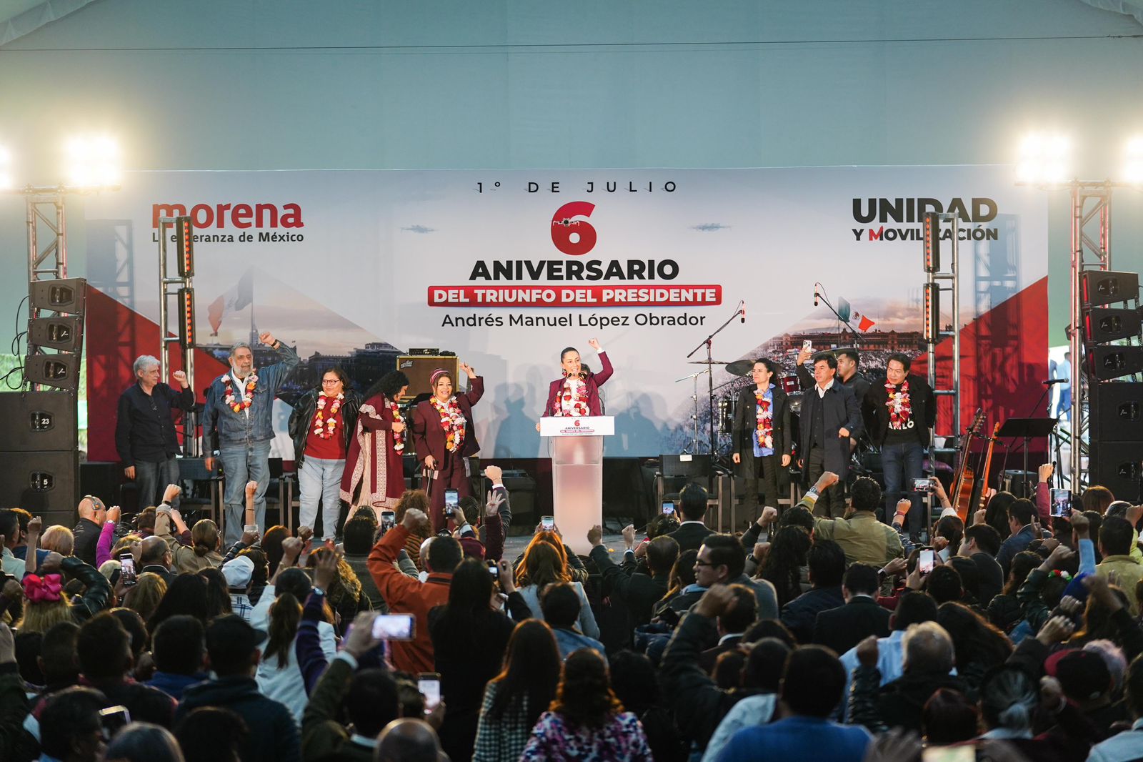 Sheinbaum Obrador triunfo