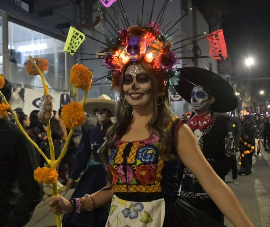 Desfile de catrinas y noche de leyendas en Tulancingo 