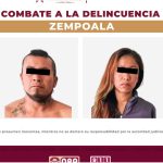 Detienen a dos por narcomenudeo en Zempoala