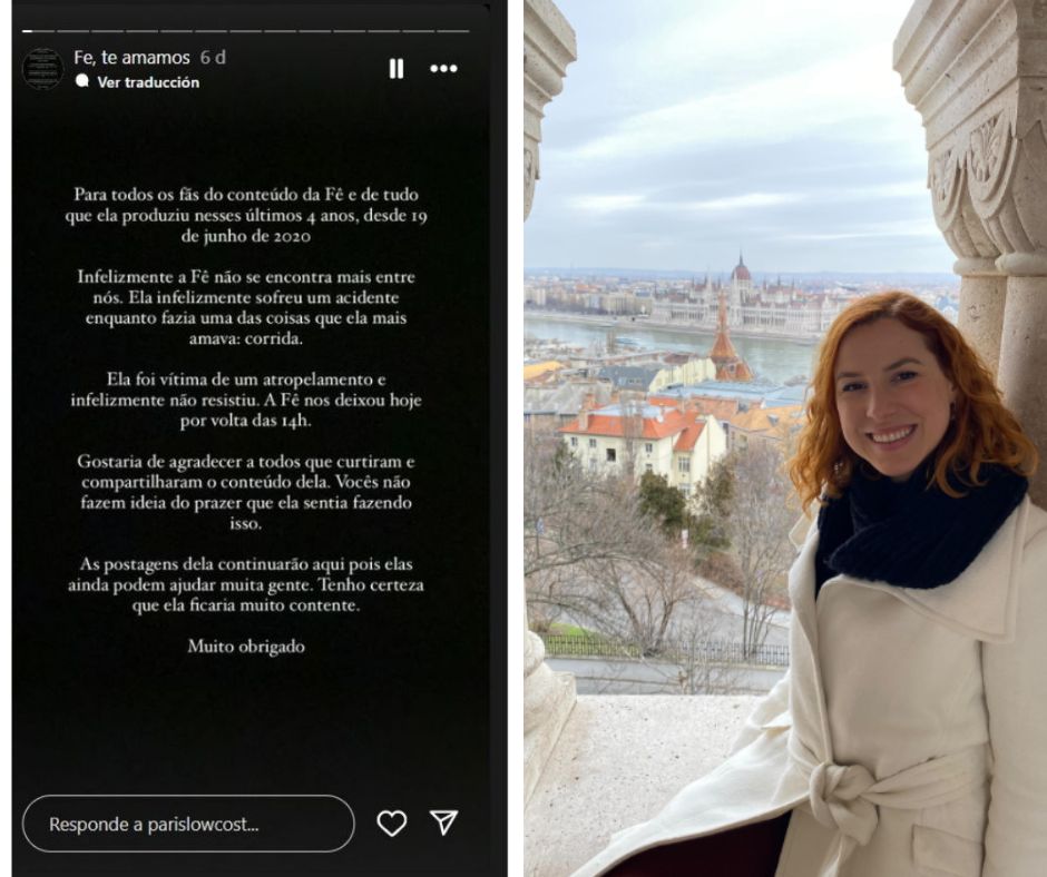 Influencer brasileña fallece en París, reloj inteligente alertó del accidente