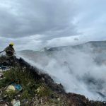 Se incendia tiradero de Mineral de la Reforma por segunda vez