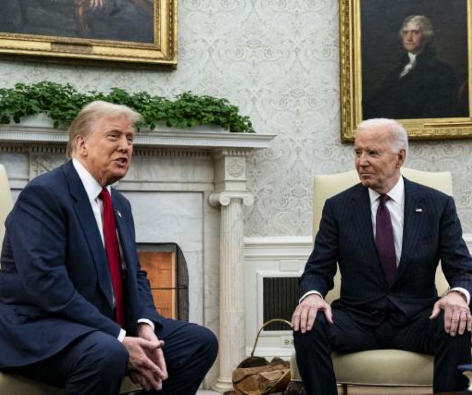 Así fue la reunión entre Biden y Trump en la Casa Blanca