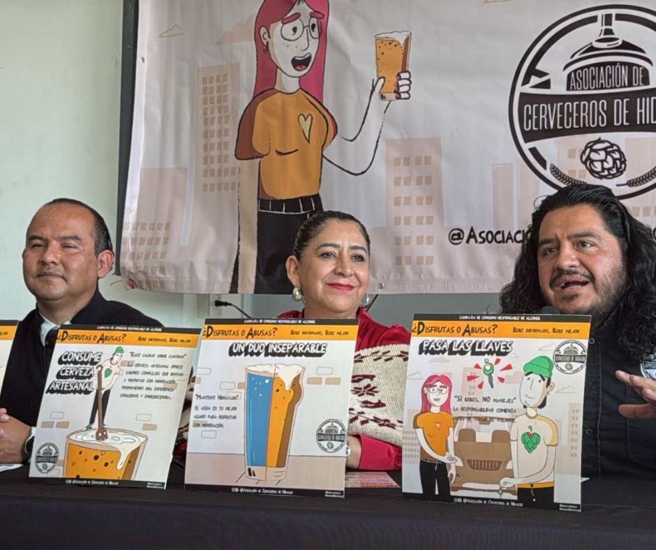 Cerveceros de Hidalgo comienzan campaña de consumo responsable de alcohol 