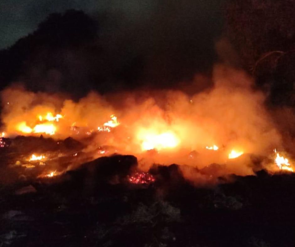 Reportan tres incendios en Mineral de la Reforma