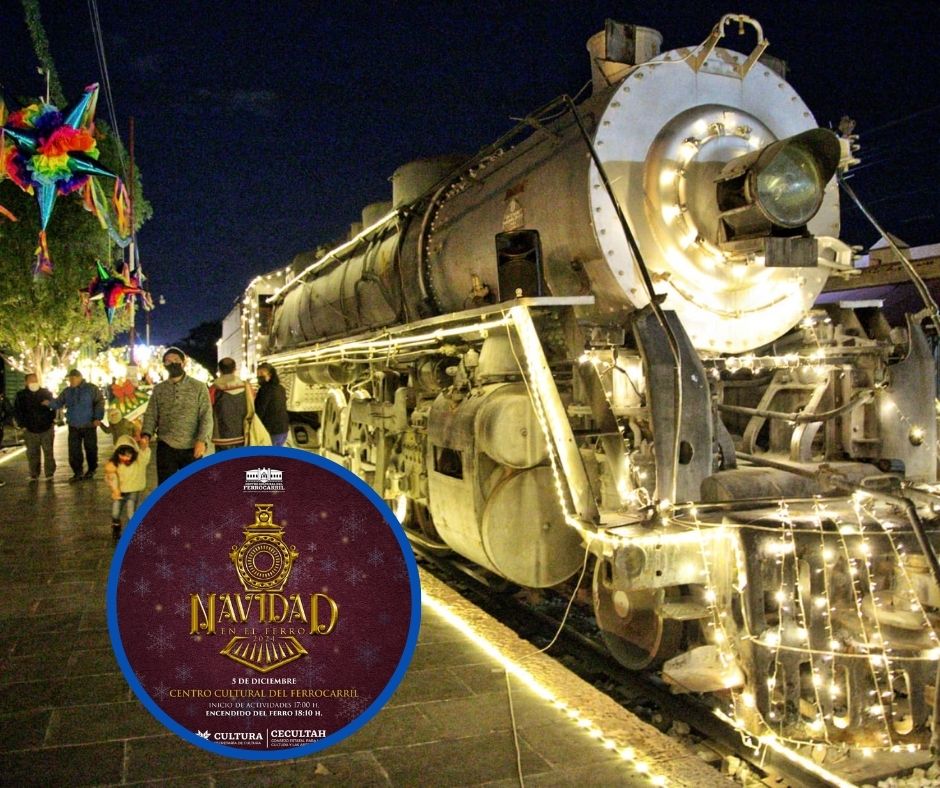 Centro Cultural del Ferrocarril, listo para la Navidad 2024