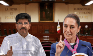 Sheinbaum da como virtual presidente de la Suprema Corte a Hugo Aguilar Ortiz