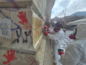 Reloj Monumental de Pachuca inicia su restauración: cuatro meses de limpieza y rescate histórico