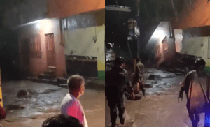 Colapsa casa en Nayarit tras intensas lluvias | VIDEO