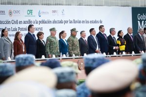 Reconocen la labor militar y civil tras las lluvias en Hidalgo