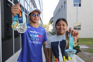 Garzas al ataque en Dubái: estudiantes de la UAEH se lanzan al Mundial de aguas abiertas