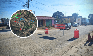 Anuncian cierres viales por obras en el Centro Histórico de Huasca