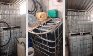 Decomisan más de 7 mil litros de huachicol en Singuilucan