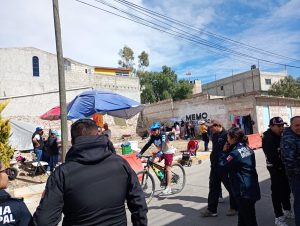 Alertan intento ilegal de instalación de tianguis en Mineral de la Reforma