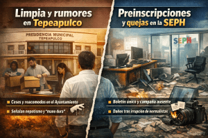 Ceses sin aviso en Ayuntamiento de Tepeapulco