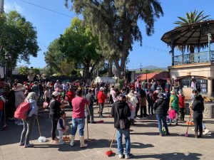 Huasca rechina de limpia; se alista para recibir Semana Santa