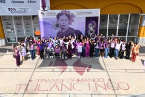 Tulancingo honra a las mujeres con escultura y acciones contra la violencia