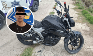 Circulaba con moto robada: detienen a narcomenudista en Actopan