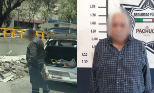 Tirar basura ya tiene consecuencias: detienen a taxista en Pachuca