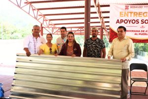 Más de 2 mil familias reciben apoyos en San Bartolo tras afectaciones por lluvias