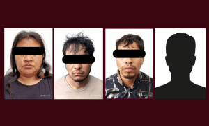 Persecución en Tezontepec termina con cuatro detenidos, droga y un arma asegurada