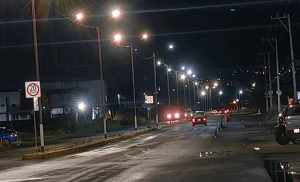 Lluvias apagan parte de Tulancingo: 35% del alumbrado público resultó afectado